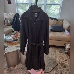 Gap Vintage Rain Trench Coat with waist tie - XL